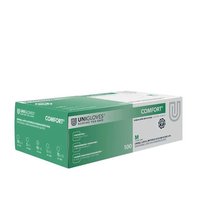 Latex gloves powder-free S